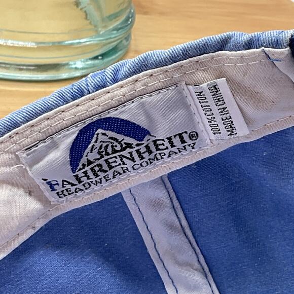 Fahrenheit HeadWear Company Sunset Beach Bar Blue Adjustable Cap - Picture 6 of 6